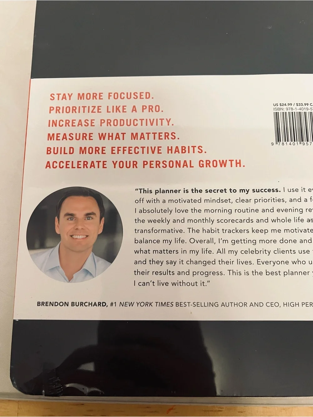 Set of 2 The High Performance Planner Brendon Burchard Productivity Planners
